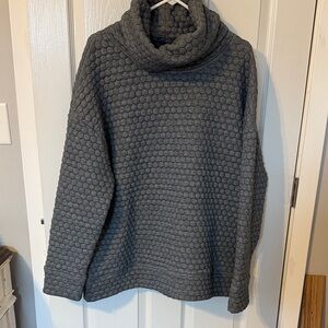 GapFit gray cowl neck sweatshirt
